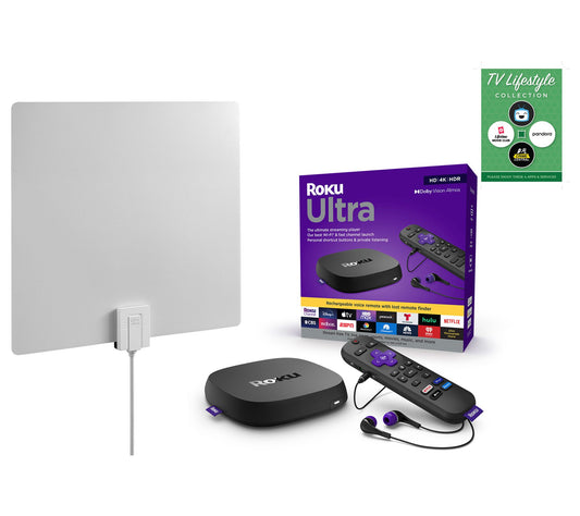 Roku Ultra 4K and One For All Antenna Bundle