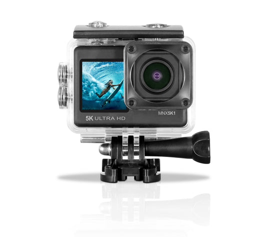 Minolta MNX5K1 5K Ultra HD / 24 MP Action Camera Kit