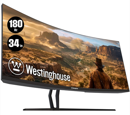 Westinghouse 34" Curved UltraWide QHD GamingMonitor