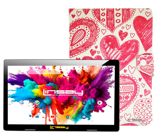 LINSAY Tab Octa Core 128GB w/ Case Edition