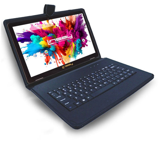LINSAY Tab Octa Core 128GB w/ Keyboard Case
