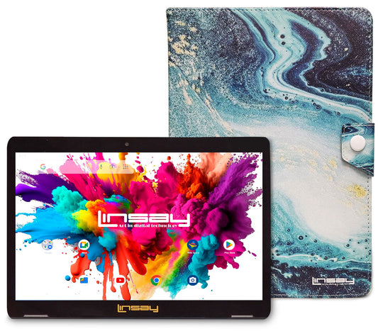 LINSAY Tab Octa Core 128GB w/ Case Shape