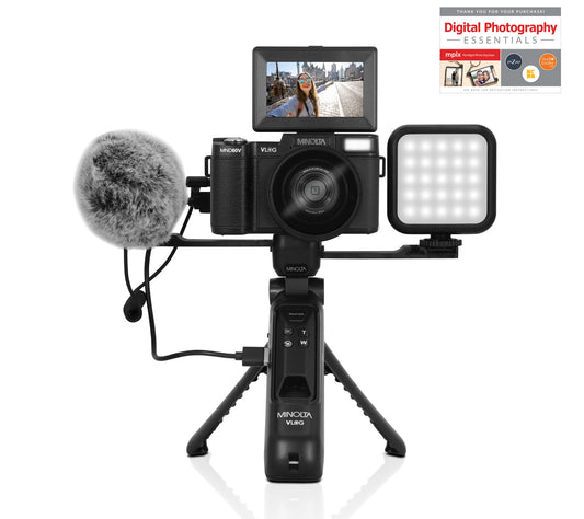 Minolta MND60V 4K Ultra HD 60MP Camera w/ Content Creator & Vlogging Kit