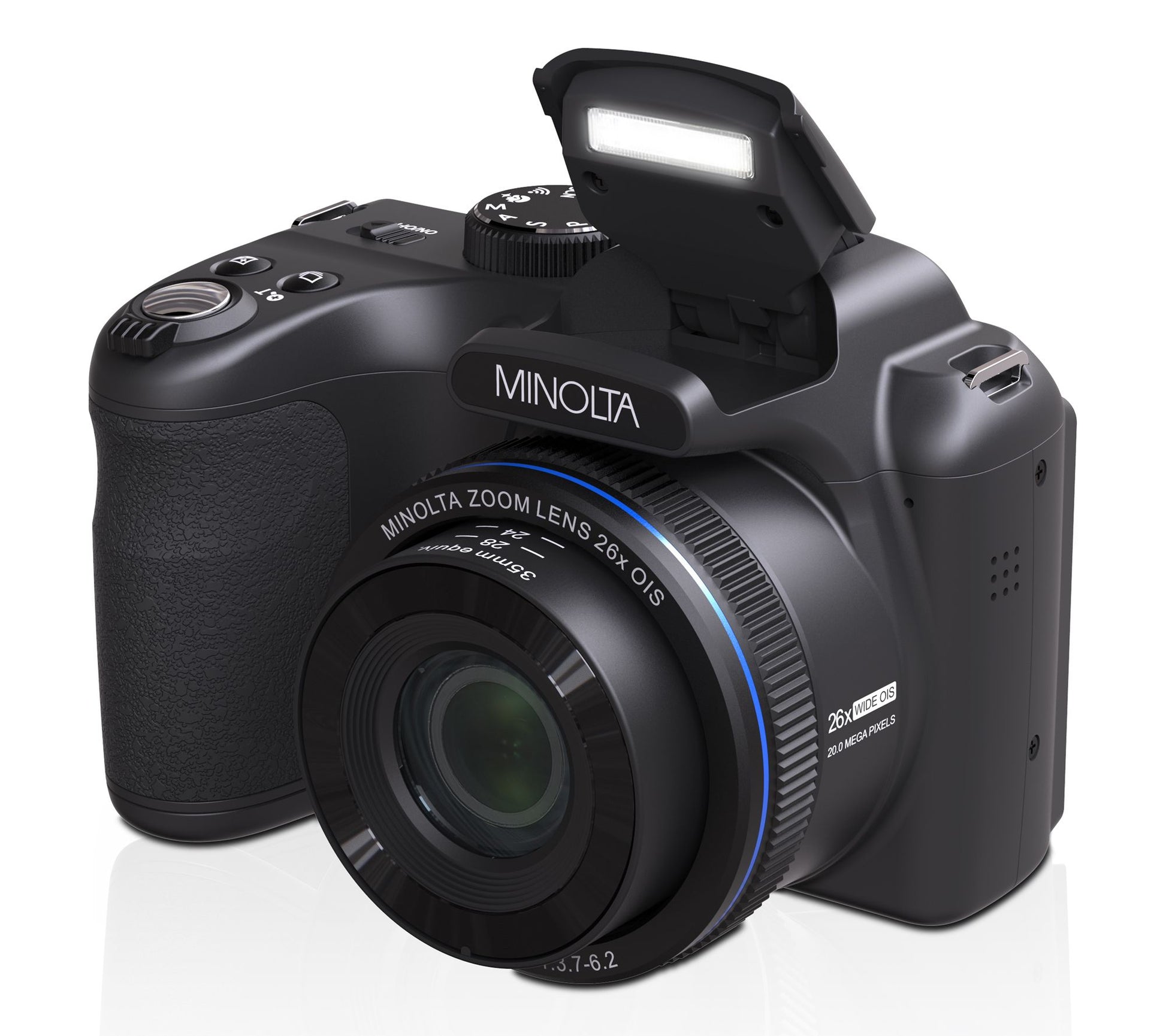 Minolta MN26Z Camera with 20MP & 26X Optical Zoom & Accessories