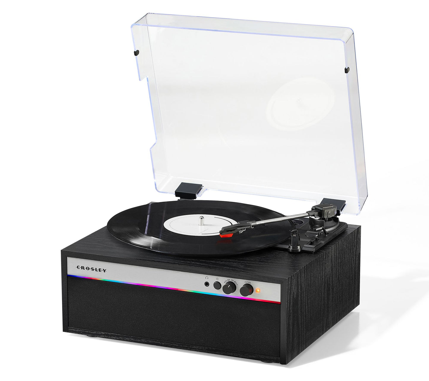 Crosley Strobe 3-Speed Turntable w/ Speakers &LED Lights