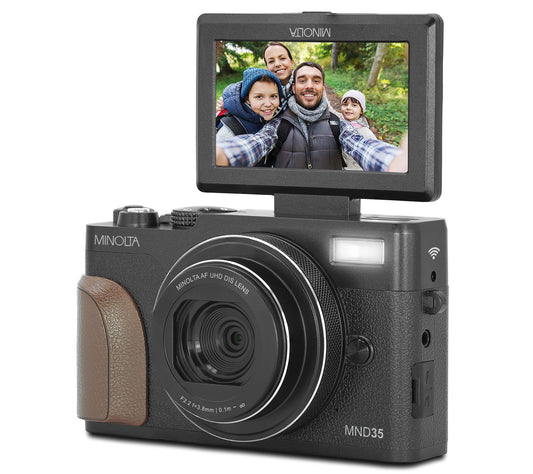 Minolta MND35 64MP 4K UltraHD Auto Focus Camera w/ Accessories
