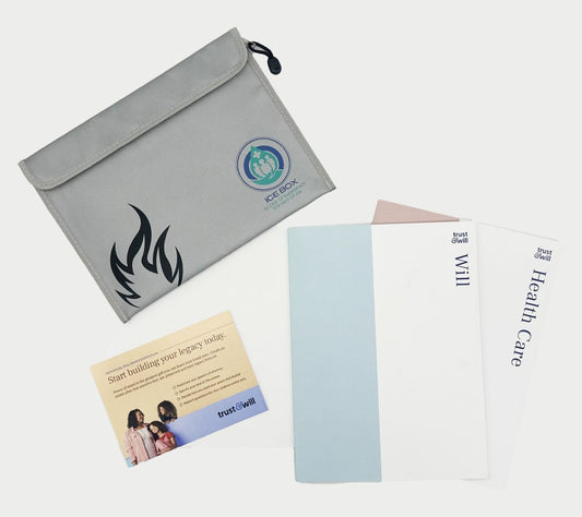 Trust &amp; Will Will-Based Estate Plan for Individuals w/ ICEBOX Pouch