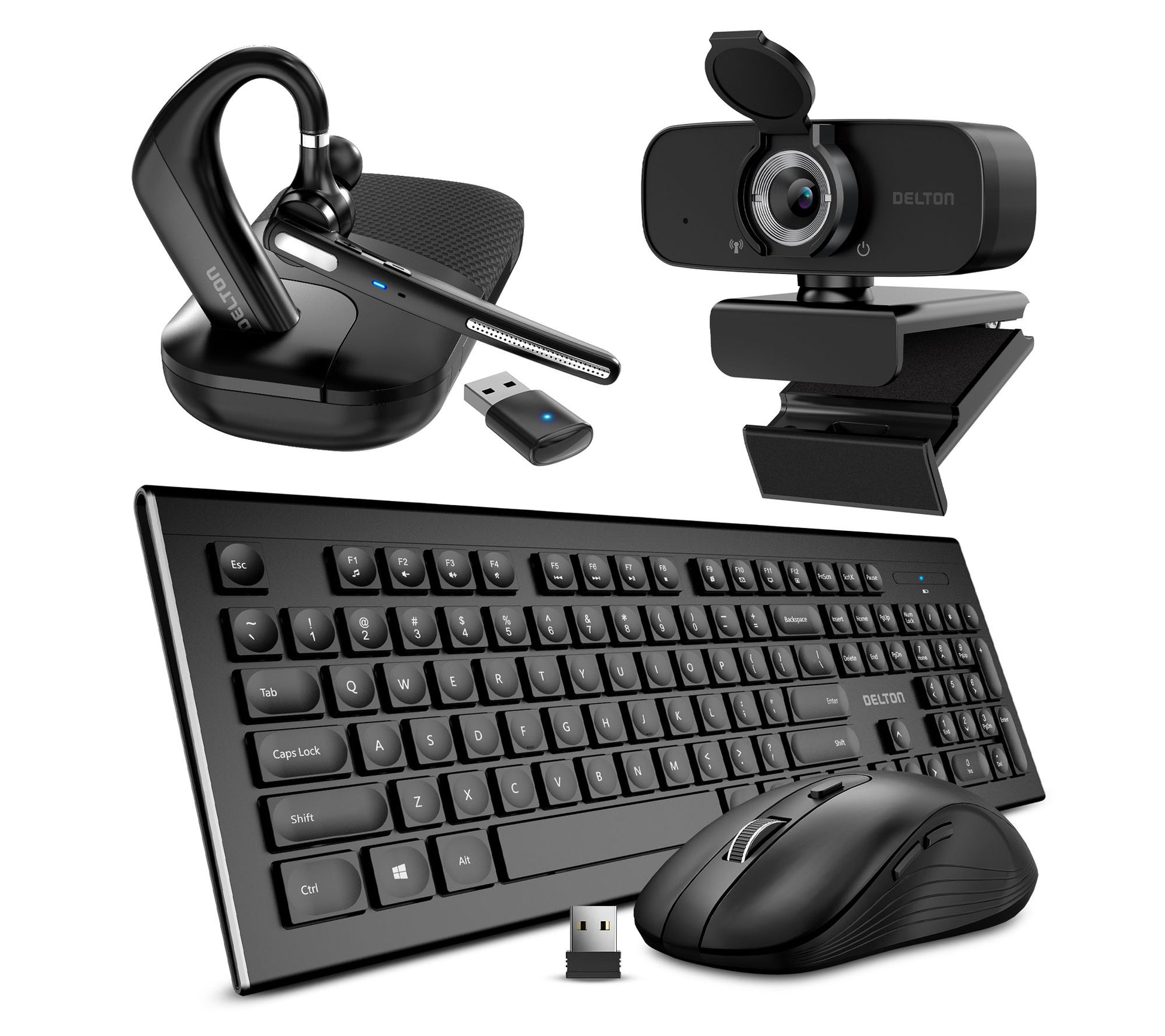 Delton Work Anywhere 90X Bluetooth Computer Headset Kit