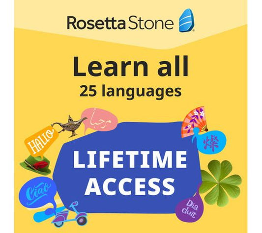 Rosetta Stone Learn Unlimited Languages Voucher w/ Lifetime Access