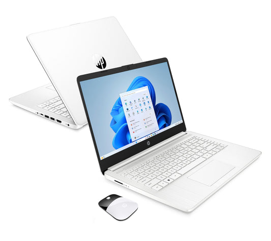 HP 14" Intel Touch Laptop 4GB 64GB SSD with MS365, Mouse & Voucher