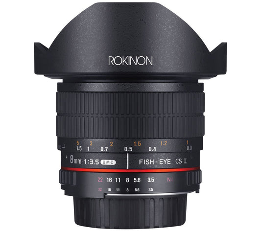 Rokinon 8mm F3.5 HD Fisheye Lens for Nikon F with Auto Chip