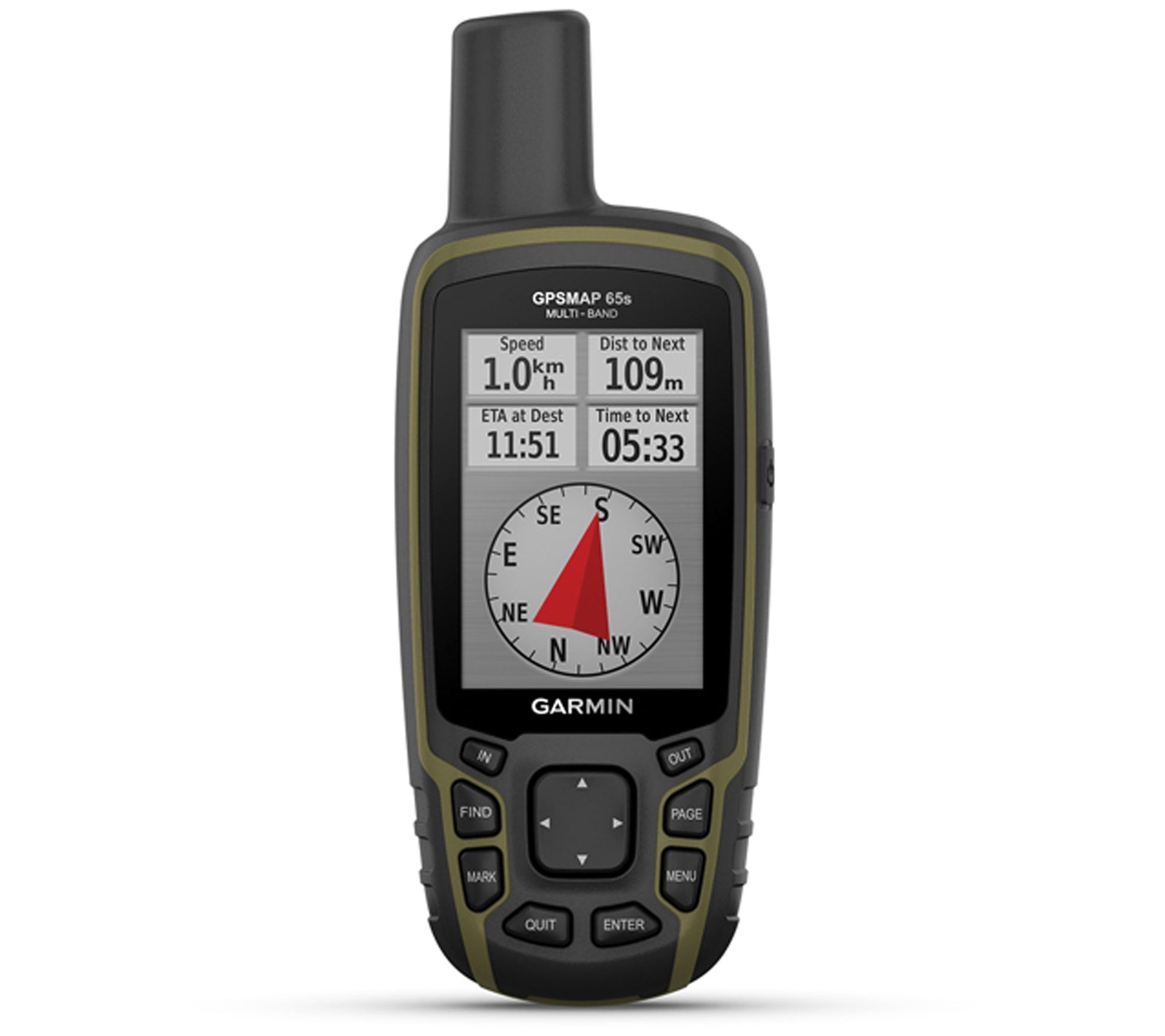 Garmin GPSMAP 65s Multi-Band/Multi-GNSS Handheld GPS