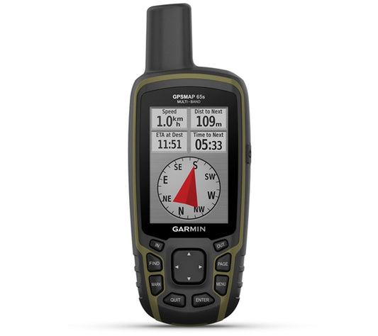 Garmin GPSMAP 65s Multi-Band/Multi-GNSS Handheld GPS