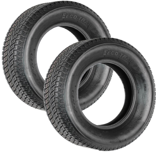 eCustomrim 2-Pack ST215/75D14 Trailer Tires Bias Ply Load Range C 1870# 2 Year Warranty