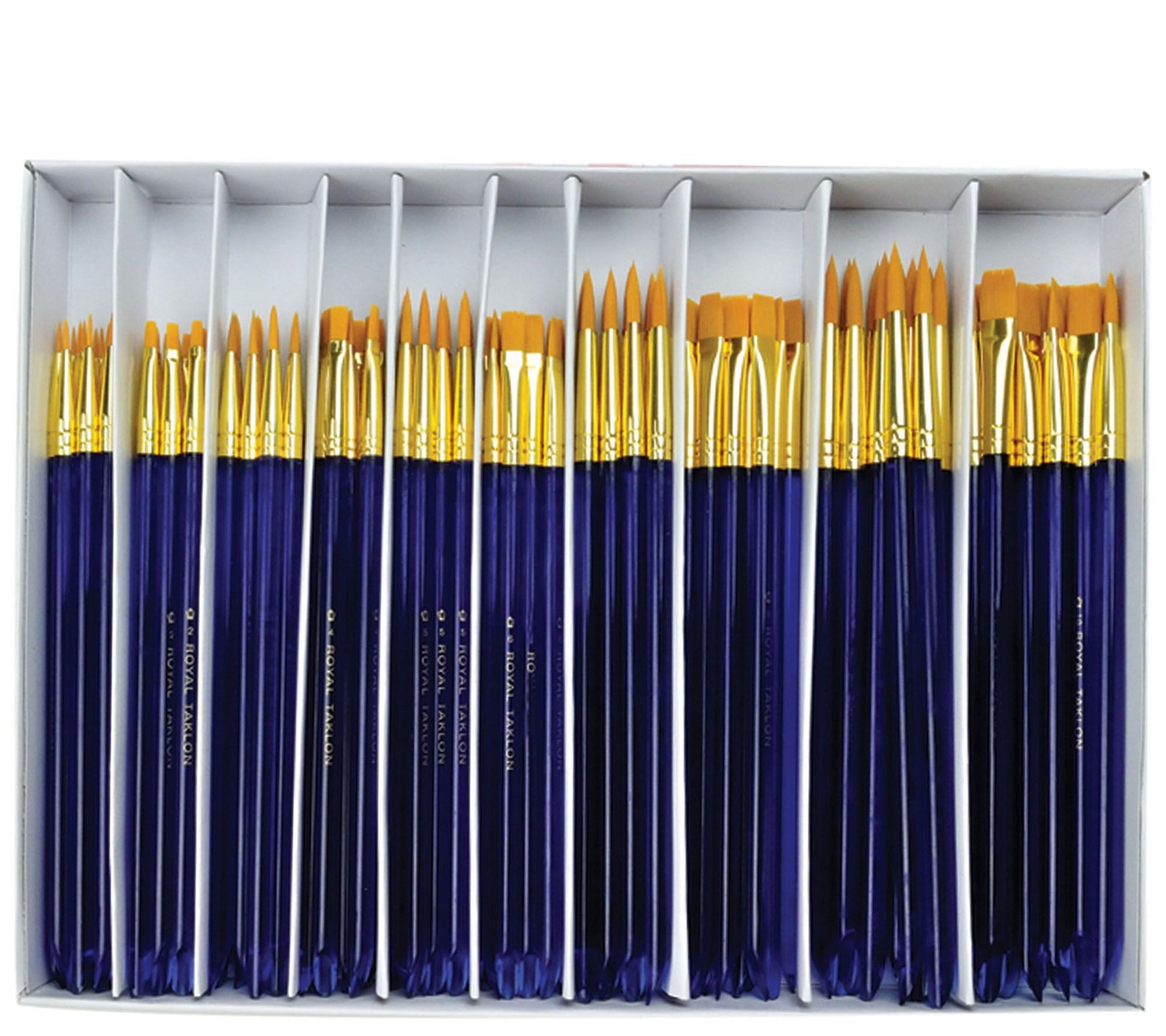 Royal Brush 120-Piece Taklon Boxed Brush Set