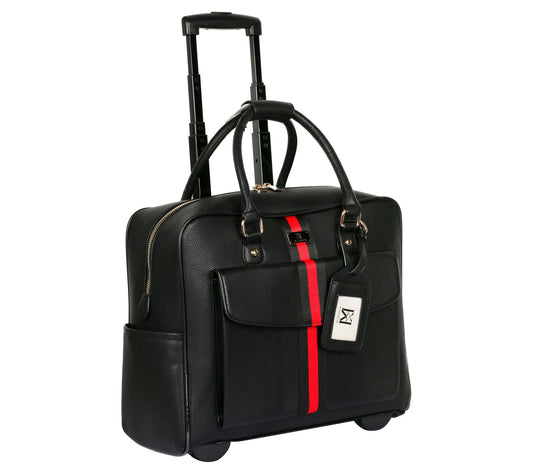 Karla Hanson Stripe Design Rolling Carry-On Luggage - Chris