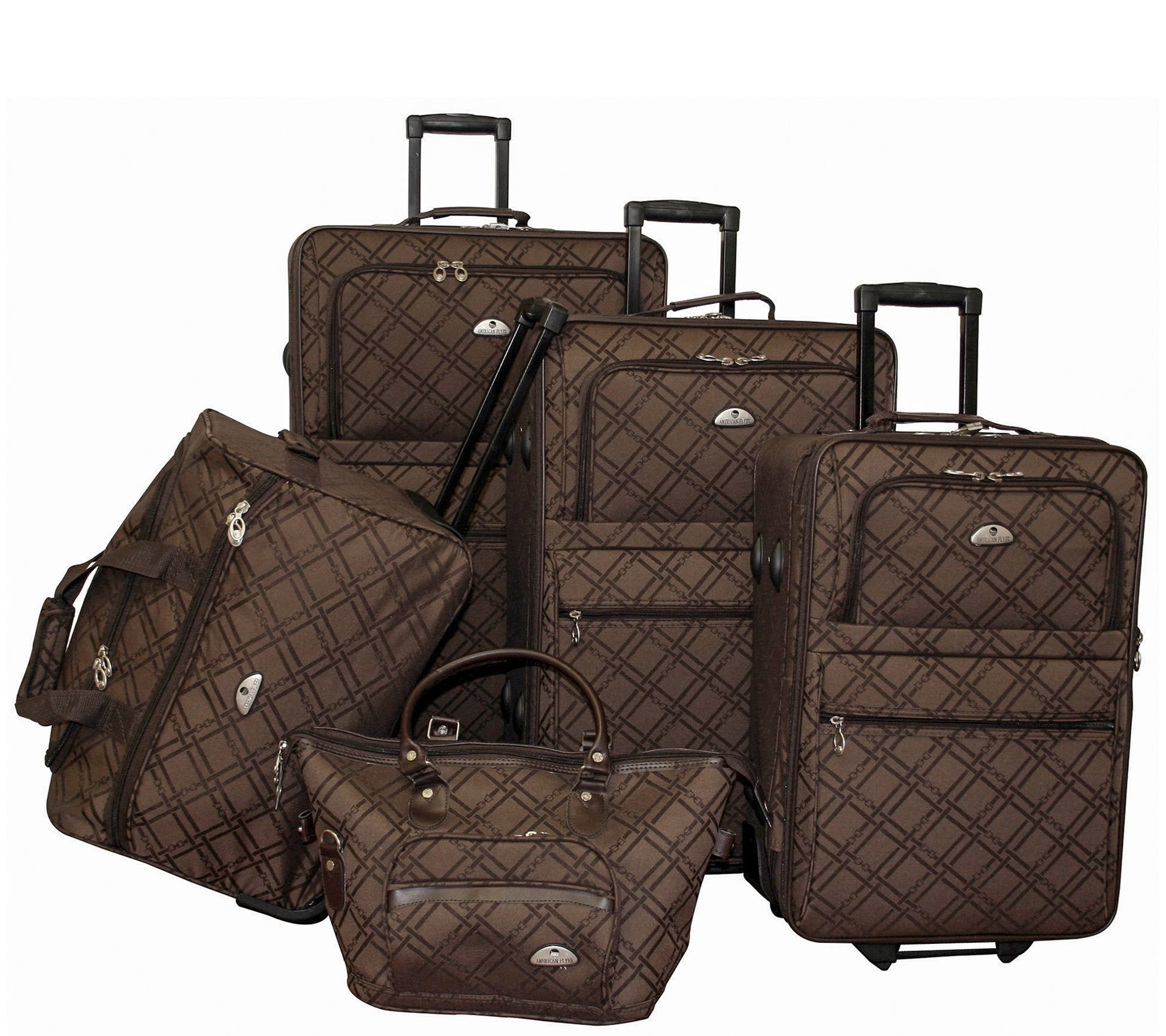 American Flyer Pemberly Buckles 5-Piece LuggageSet