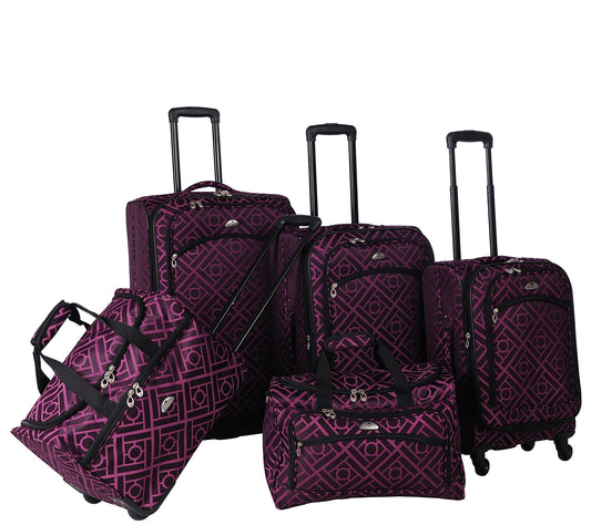 American Flyer Astor 5-Piece Luggage Set
