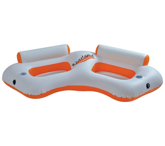 Pool Central 85" White Riverland Pool Sofa forTwo