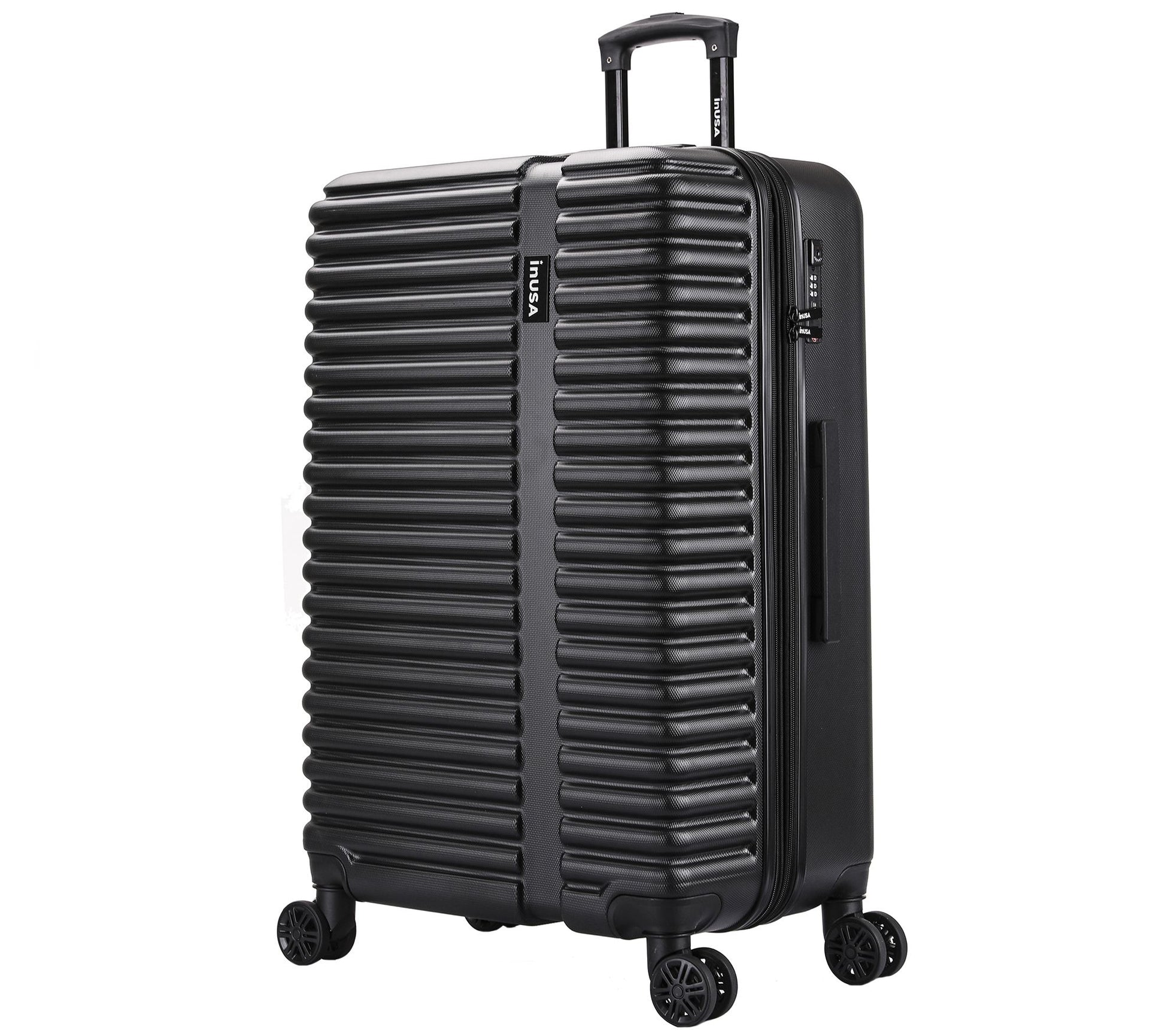 InUSA Lightweight Hardside Spinner 28" Black Suitcase - Ally