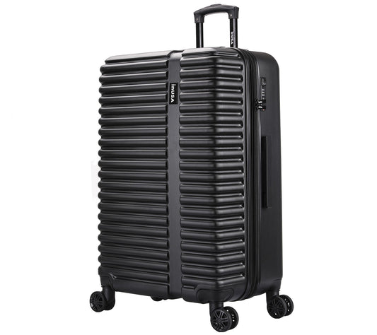 InUSA Lightweight Hardside Spinner 28" Black Suitcase - Ally