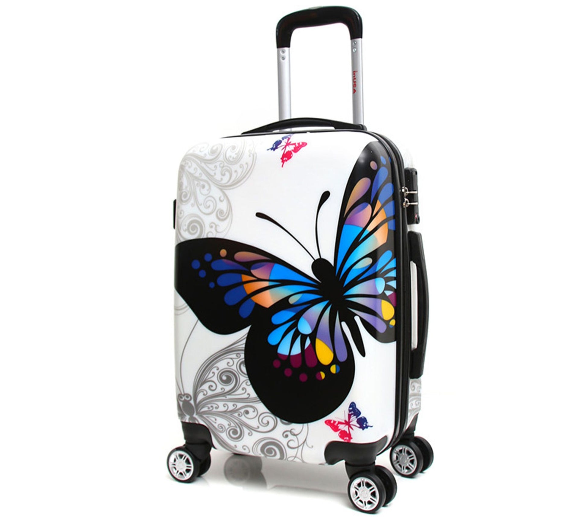 InUSA Butterfly Lightweight Hardside Spinner 28" Luggage