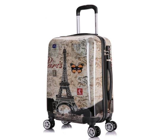 InUSA Paris Lightweight Hardside Spinner 20"Carry-On-Prints