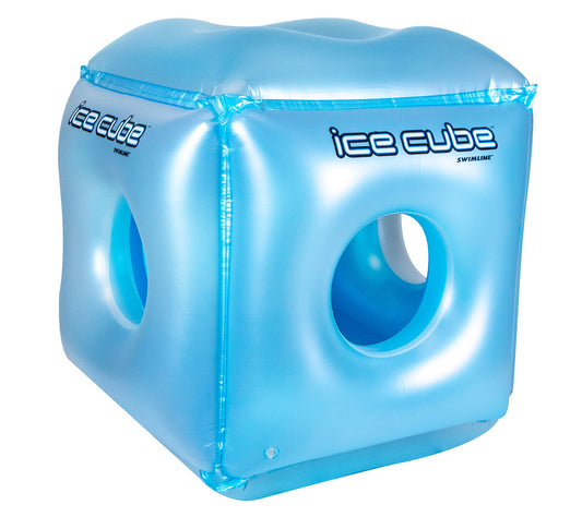 Swim Central 49" Blue Ice Cube Habitat SwimmingPool Float