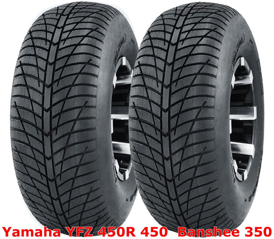 (2) Yamaha YFZ 450R 450 Banshee 350 Rear 20x10-9 20x10x9 Hi-Speed ATV Tires