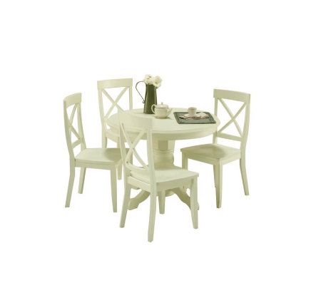 Home Styles Side Chairs - White Finish - Set of