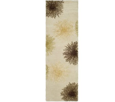 Soho 2'6" x 10' Abstract Handtufted Wool/Viscose Blend Runner