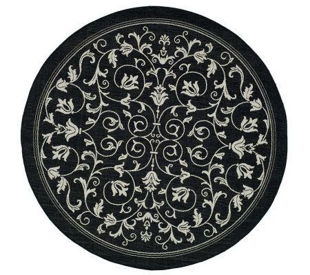 Safavieh Courtyard Heirloom Gate 6'7" Round Rug