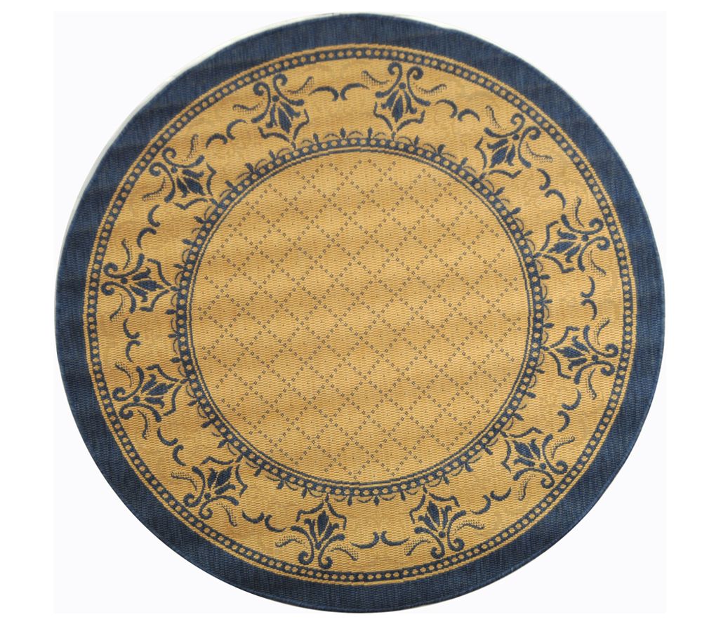 Safavieh Courtyard Trellis Vine 6'7" Rug Round