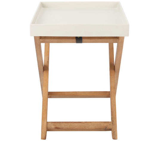 Terance Side Table Grey by Safavieh