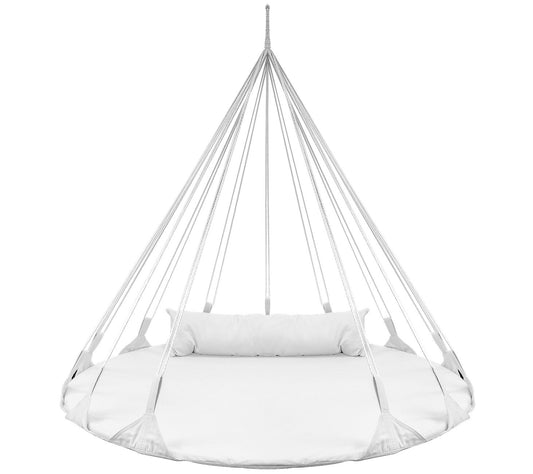 Sorbus Double Hammock Hanging Swing Nest - White