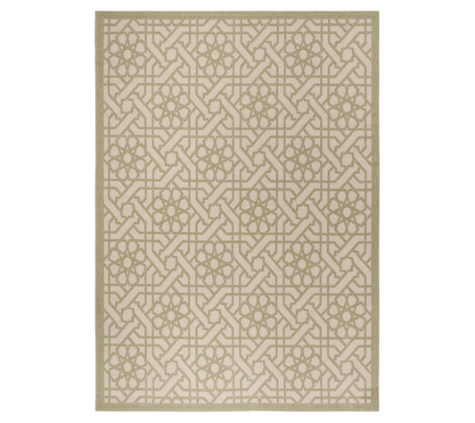 Martha Stewart Outdoor Triumph Lily Pad 6'7" x 9'6" Rug