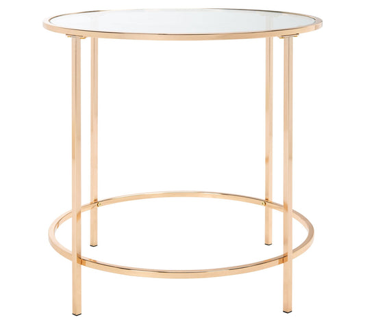 Kolby Glass Side Table by Valerie