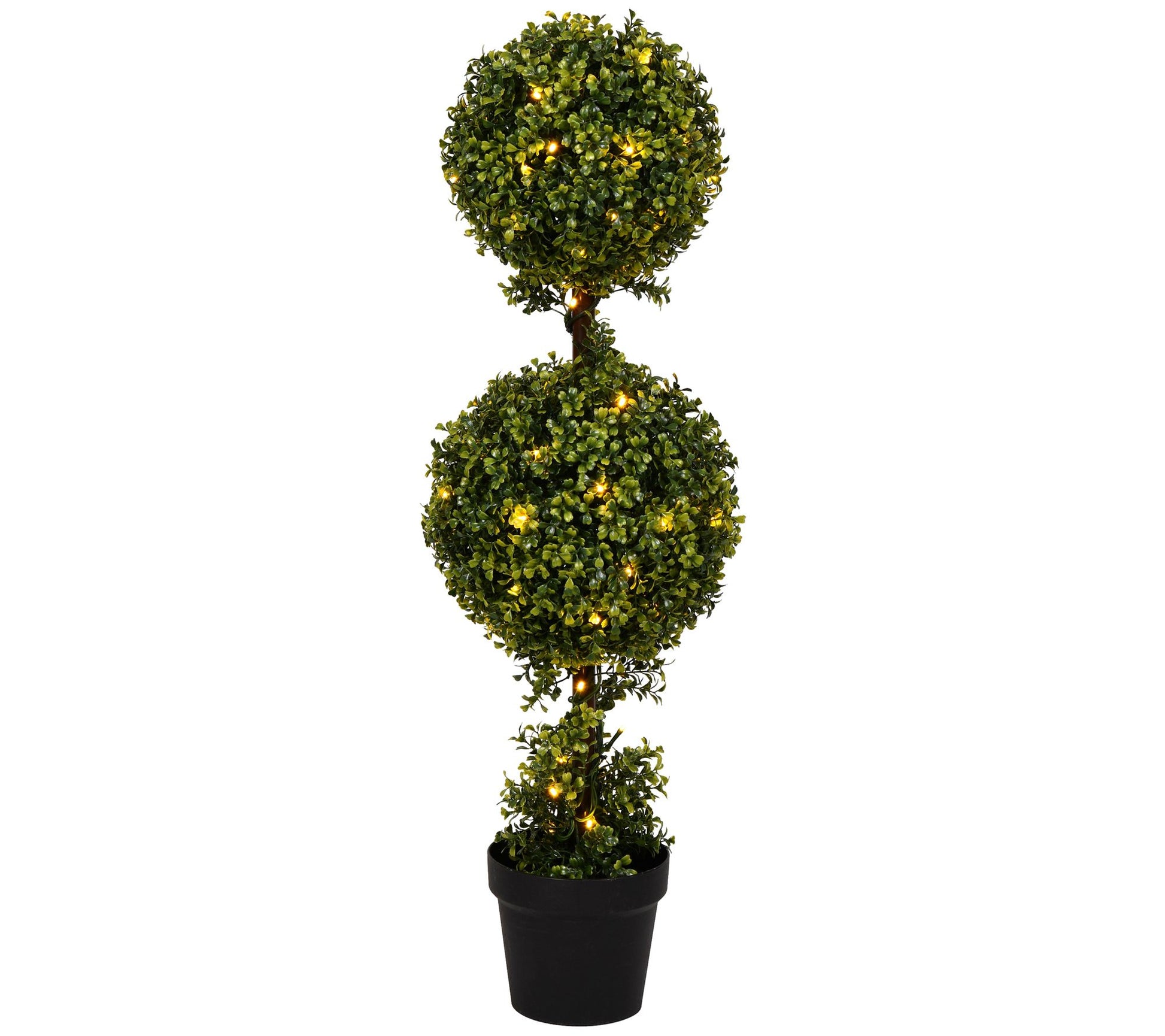 Vickerman 3' Artificial Double Ball Green Boxwood Topiary