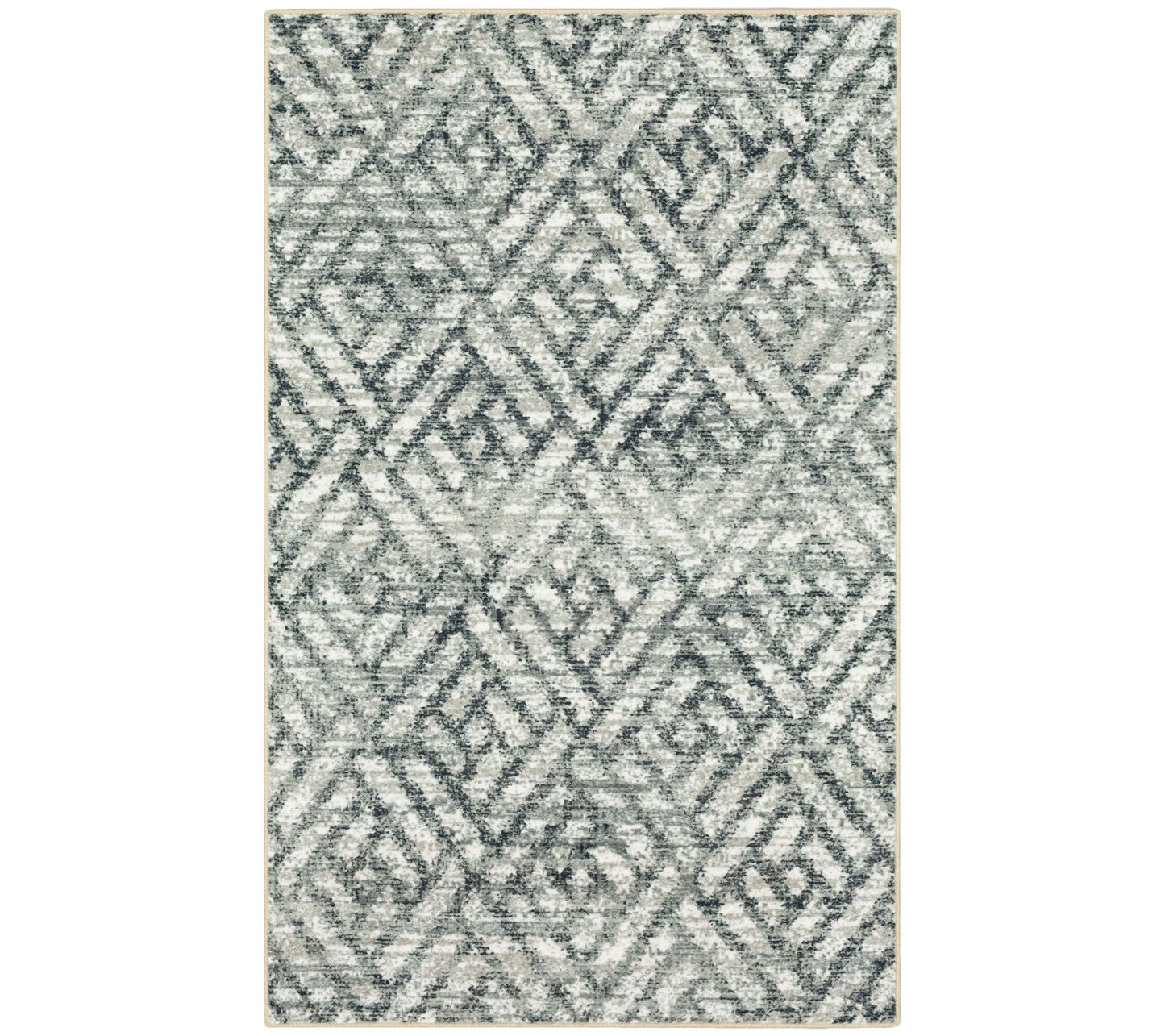 Scott Living Origami Diamond Gray 7'6" x 10' Area Rug