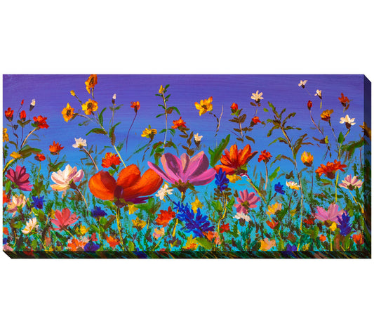 West of the Wind Outdoor Canvas Art Summer Recital 48 x 24