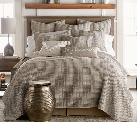 Mills Waffle Twin Bedspread Set by Levtex Home