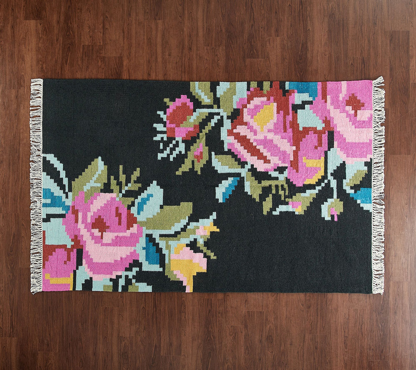 Sister Road by JG 5'x8' Floral Area Rug