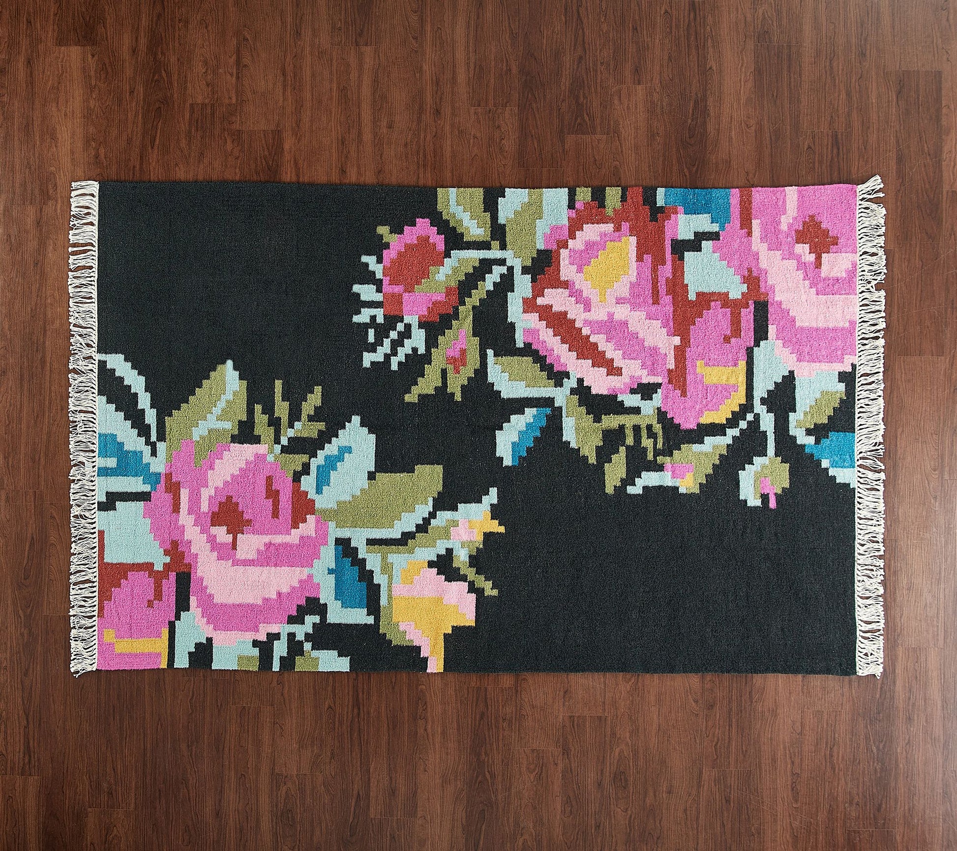 Sister Road by JG 5'x8' Floral Area Rug