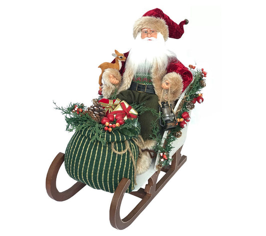 SW 20" Country Sleigh Claus