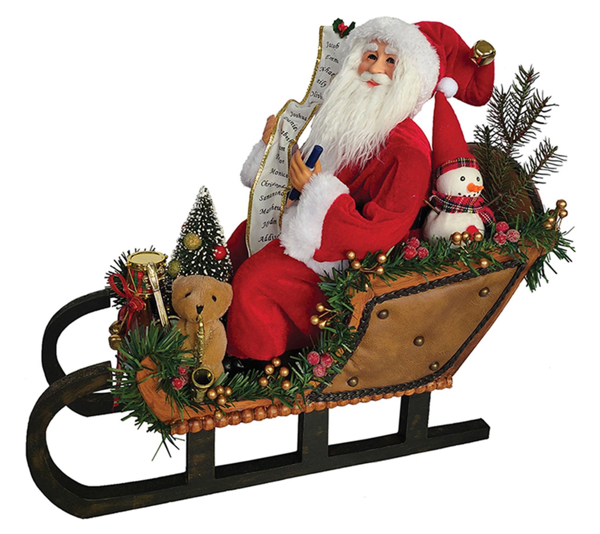 Santa's Workshop 17" Santa Sleigh Delivery