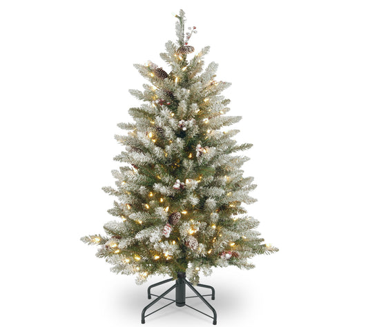 National Tree 4.5 ft. Dunhill Fir Tree w/Clear Lights