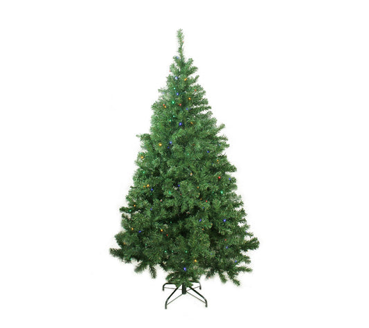 Northlight 6' LED Mixed Classic Pine Xmas Tree - Multi Lights