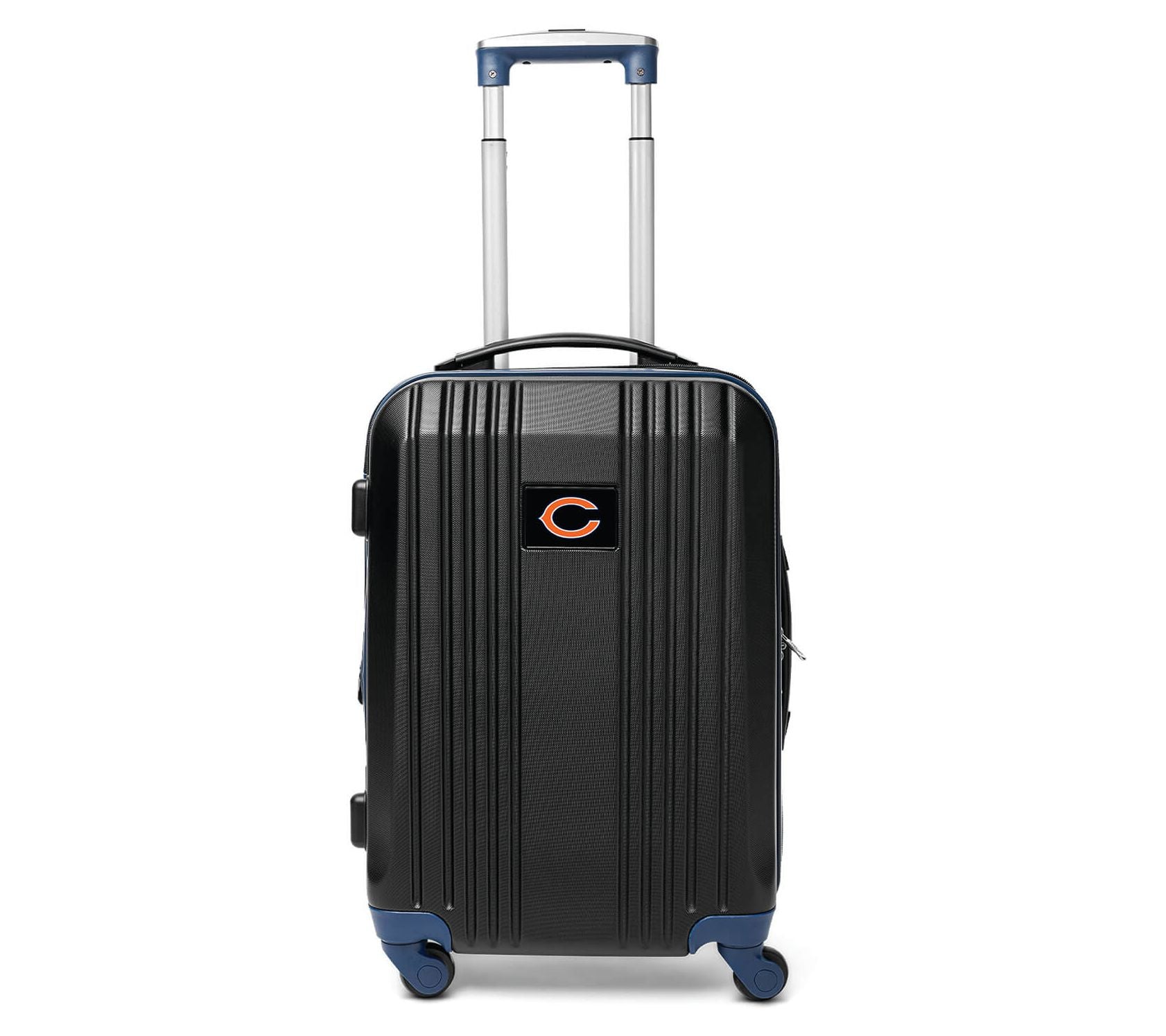 Denco NFL 21 Inch Carry-On Hardcase 2-Tone Spinner Black