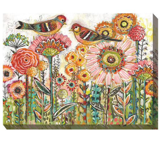 West of the Wind Outdoor Canvas Art Sweet Tweet s 40" x 30"