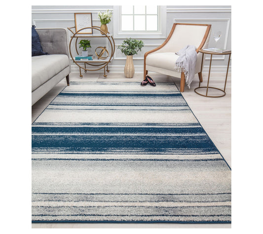 Isaac Mizrahi Jaxon Blue Ribbon 8' x 10' Area R ug